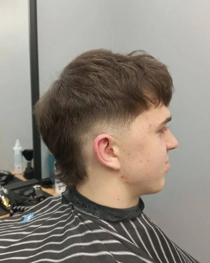 Fade haircut od barberów Cut&Go Wola-1
